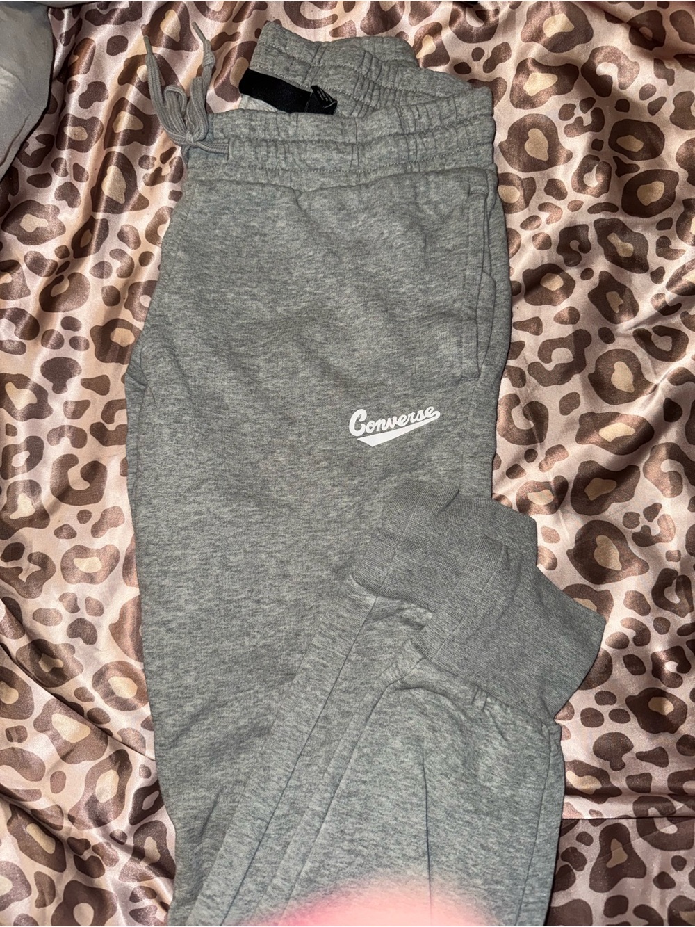 Converse Kids Gray Logo Sweat Joggers
